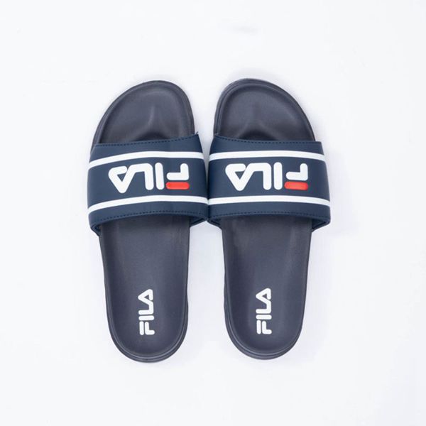 Slides Fila Homem Azul Marinho - Fila Rizzo Outlet Portugal,XMDC-86974